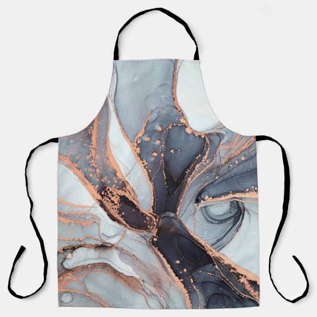 Delantal High resolution. Luxury abstract fluid art paintin (Anverso)