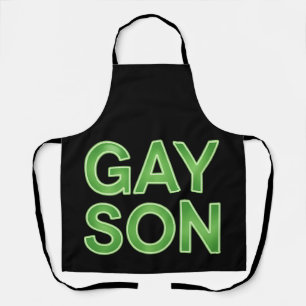 Delantal Hijo gay divertido Orgullo LGBTQ