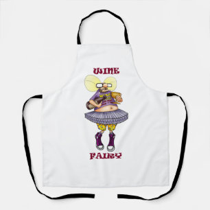 Delantal Hilarious Wine Fairy Apron
