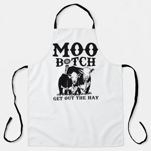 Delantal Hillary Farm Cow (Anverso)