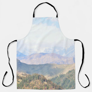 Delantal  Himalaya mountains, skyagriculture,asia,awe,beaut