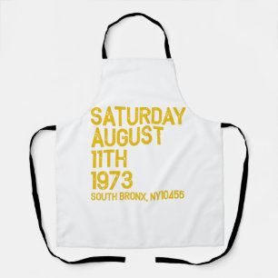 Delantal Hip Hop nació el sábado 11 de agosto de 1973, 50 a
