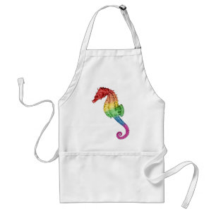 Delantal Hipoahoría marina arcoiris