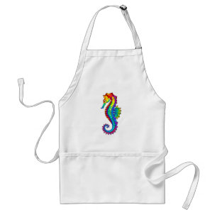 Delantal Hipoahoría marino poligonal arcoiris