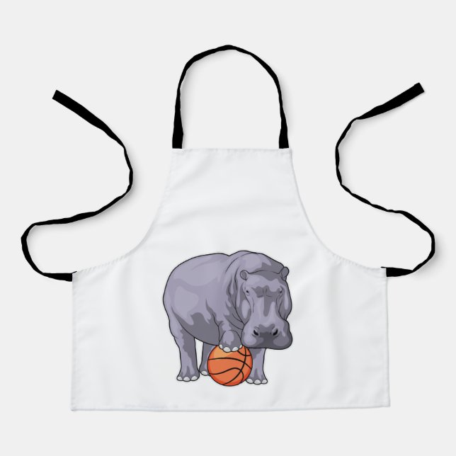 Delantal Hippo Baloncesto Baloncesto (Anverso)