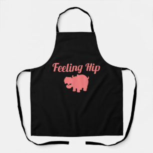 Delantal Hippopótamo Hippopótamo Gracioso Hippo Regalos par