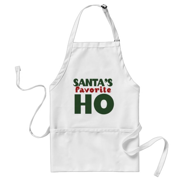 Delantal HO favorito de Santas (Frente)