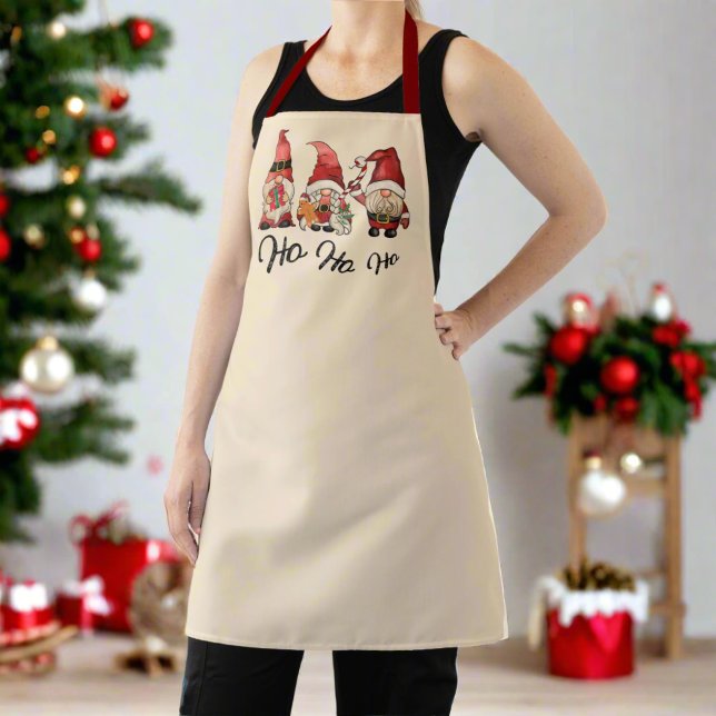 Delantal ¡Ho Ho Ho Ho Ho! Cocina de Navidades nórdicos Cute (Subido por el creador)