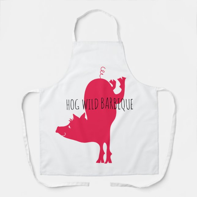 Delantal Hog Wild Barbeque Apron (Anverso)