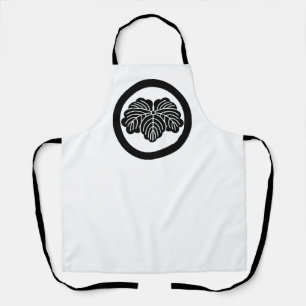 Delantal Hoja de marfil en círculo