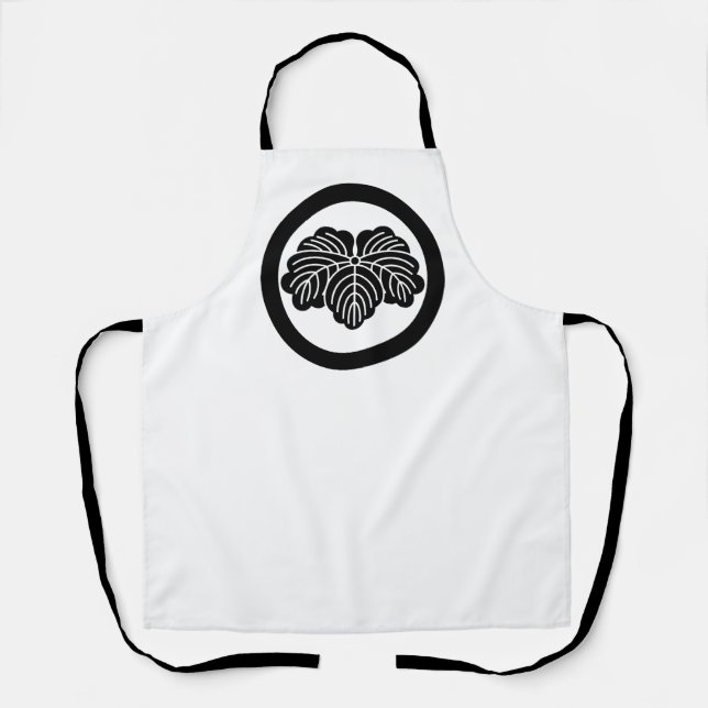 Delantal Hoja de marfil en círculo (Anverso)