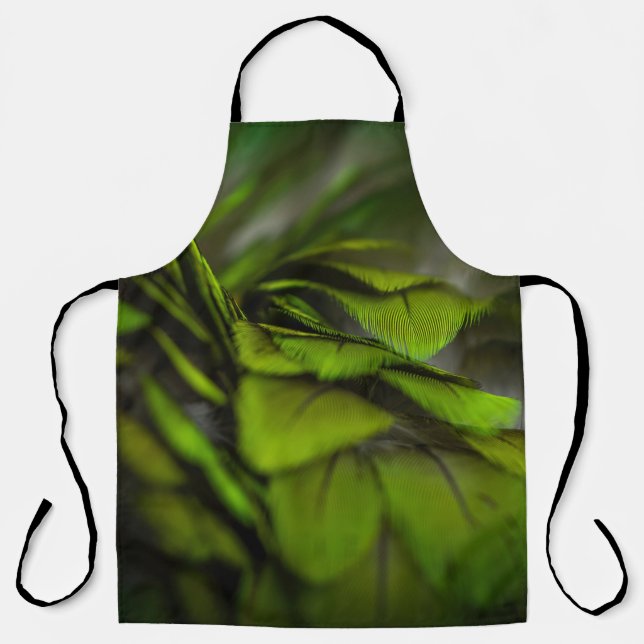 Delantal Hoja verde (Anverso)