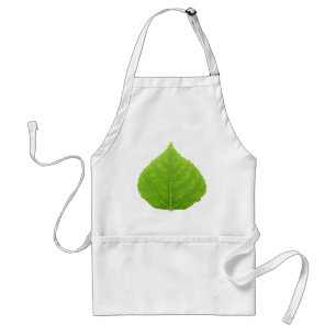 Delantal Hoja verde de lápiz #11
