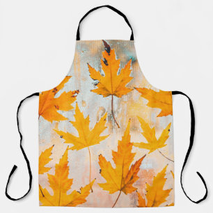 DELANTAL HOJAS AMARILLAS MAPLE