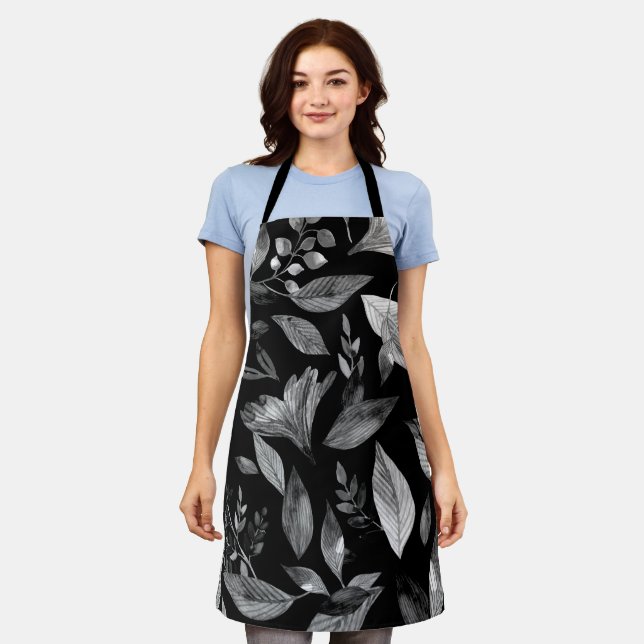 Delantal Hojas caídas de agua 9 (Gastado)