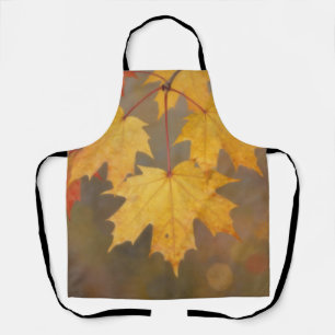Delantal Hojas de Arce de Otoño Dorado