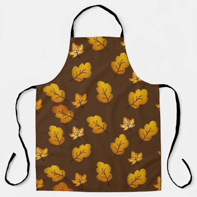 Delantal hojas de otoño (Anverso)
