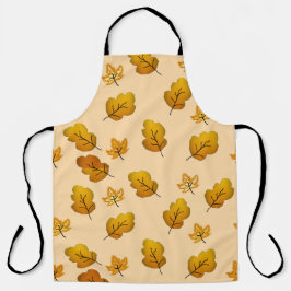 Delantal hojas de otoño