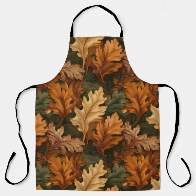 Delantal Hojas de otoño  (Anverso)