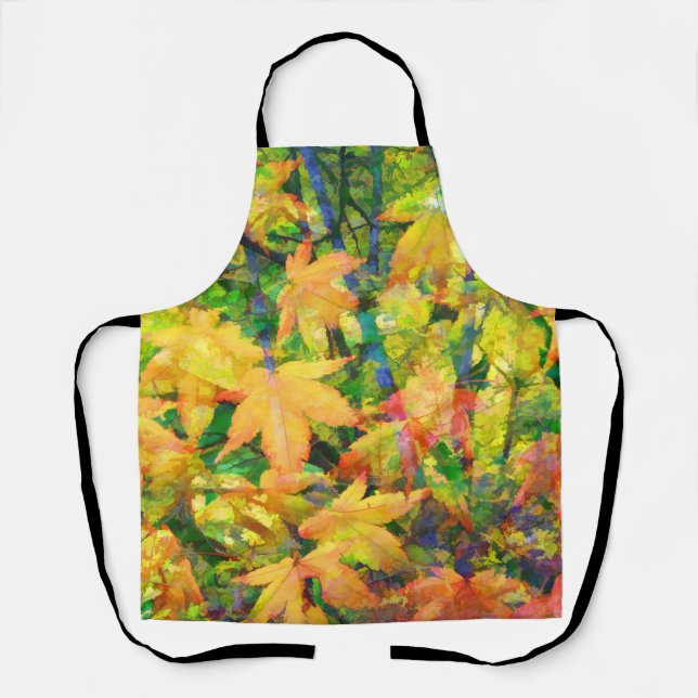 Delantal Hojas de otoño (Anverso)