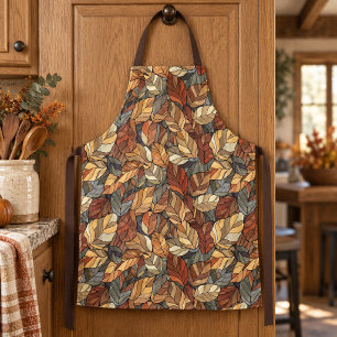 Delantal Hojas de Otoño de Vidrio Teñido Elegantes - Otoño 