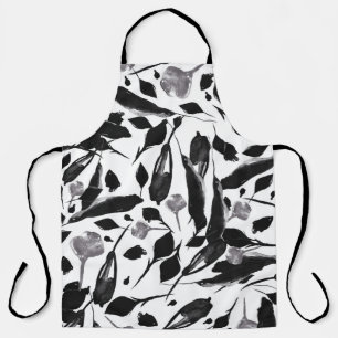 Delantal Hojas de Otoño Vintage, Fondo Sin Marea.