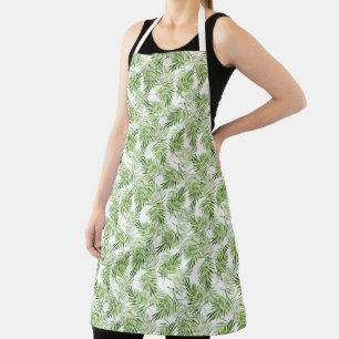 Delantal Hojas de paleta verde
