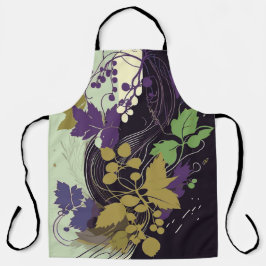 Delantal Hojas de vino de otoño