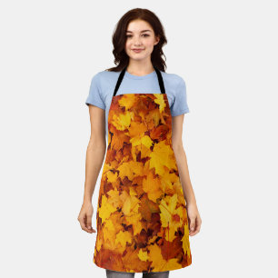 Delantal Hojas doradas de verano indias