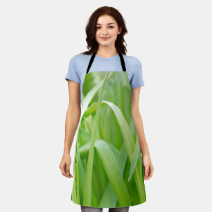 Delantal Hojas frescas de plantas verdes