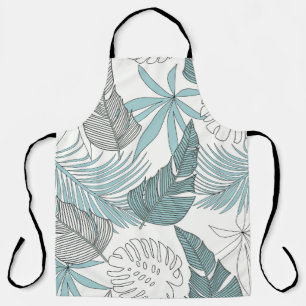 Delantal Hojas Tropicales: Brillante Tendencia Sin Marea