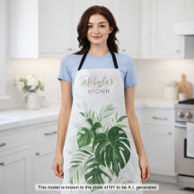Hojas tropicales de acuarela personalizadas