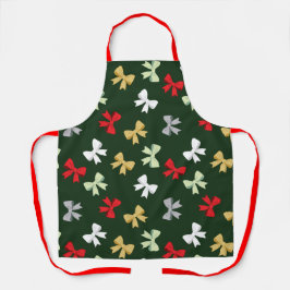 Delantal Holiday Bows