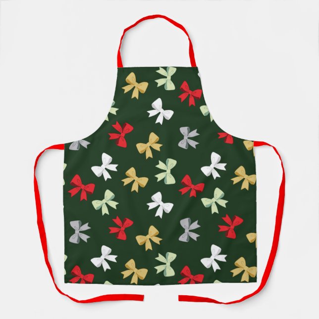Delantal Holiday Bows (Anverso)