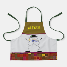 Delantal "Holiday Helper" (Personalize Me) Apron