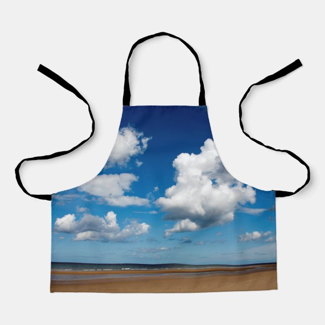 Delantal Holkham Beach Norfolk Inglaterra Poster Square Wal (Anverso)