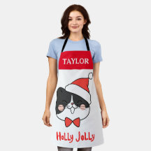 Holly Jolly Cute Navidades Santa Cat