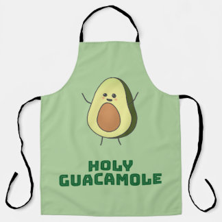 Delantal Holy guacamole - cute and happy kawaii avocado 