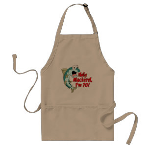 Delantal Holy Mackerel Soy 70 Funny Fish Personalizado