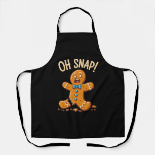 Delantal Hombre de Jengibre Oh Snap Galletas de Navidad Hor