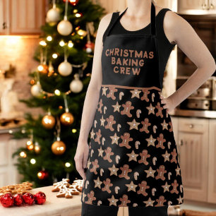 Delantal Hombre de pan de jengibre, patrón de galleta de ca
