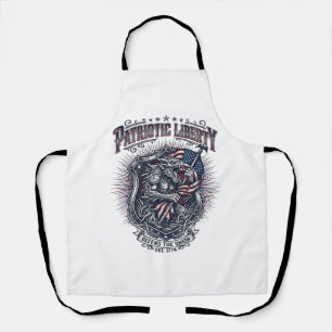 Delantal Hombre lobo patriota Patriota Horror Monstruo Patr
