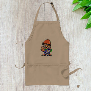 Delantal Hombre personalizado En Un Apron Gorra Duro