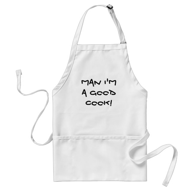 Delantal ¡Hombre soy buen cocinero! (Frente)