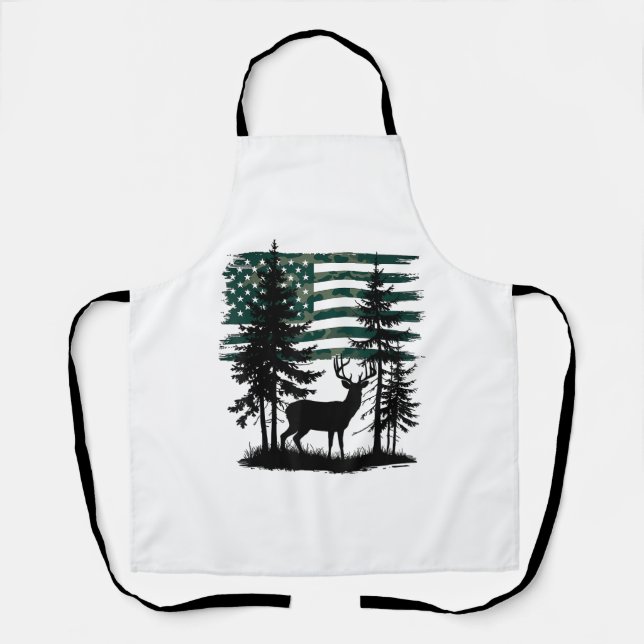 Delantal Hombres Niños cazando camisetas cazando venados Ni (Anverso)