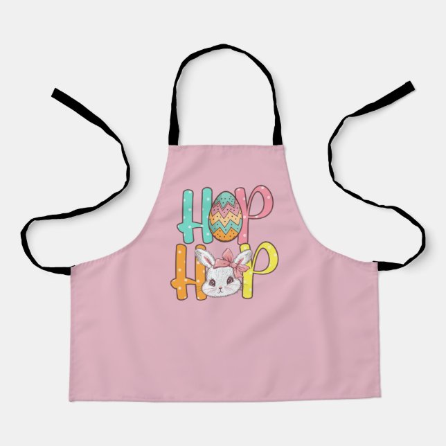 Delantal Hoppy Easter - design festif pour Pâques (Anverso)