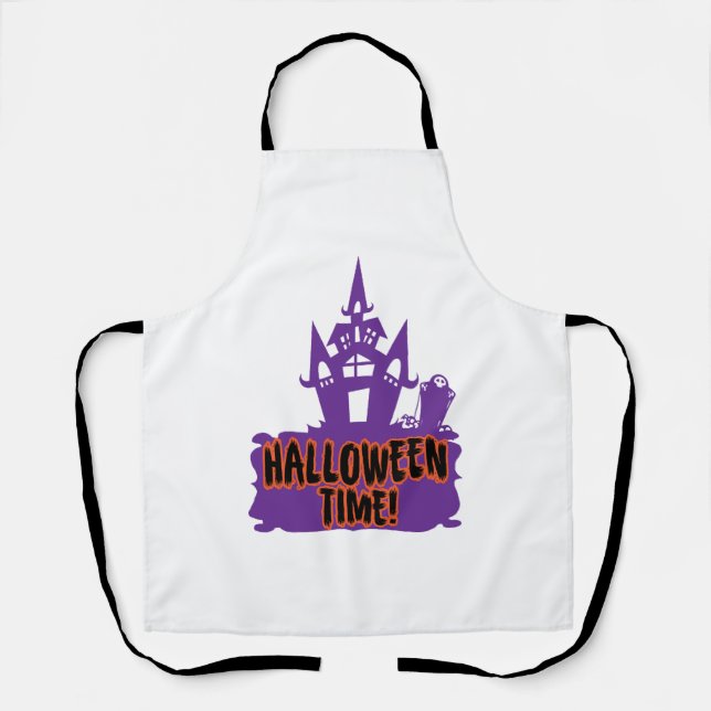 Delantal ¡Hora de Halloween! (Anverso)