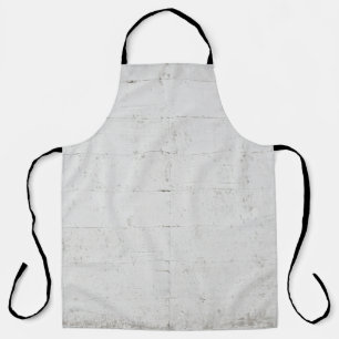 Delantal Hormigón de hormigón pintado de blanco