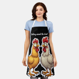 Delantal Horneando alrededor del Cluck