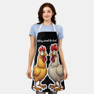 Delantal Horneando alrededor del Cluck